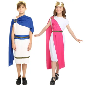 Древен Египет Костюм на Клеопатра за Момчета, костюми за Хелоуин, Средновековната на римо-гръцката принцеса, Необичайно премяна за Cosplay