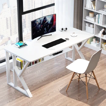 Съвременните Дървени Настолни Компютърни Бюра Домашната Спалня Студентски Desk Проста Офис Мебели Дългата Маса Офис Маса За Игра На Маса
