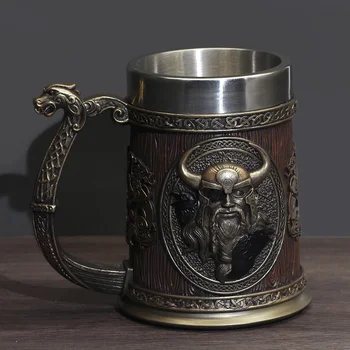 чаша за пиене на viking Thor Mjolnir Една чаша, чашата за Кафе Один tankard Cup 20 грама