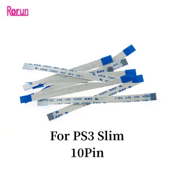 Включване и изключване Отменя Гъвкав Плосък кабел Лента 10PIN За PS3 Slim 2K Power Switch Лента Гъвкав кабел